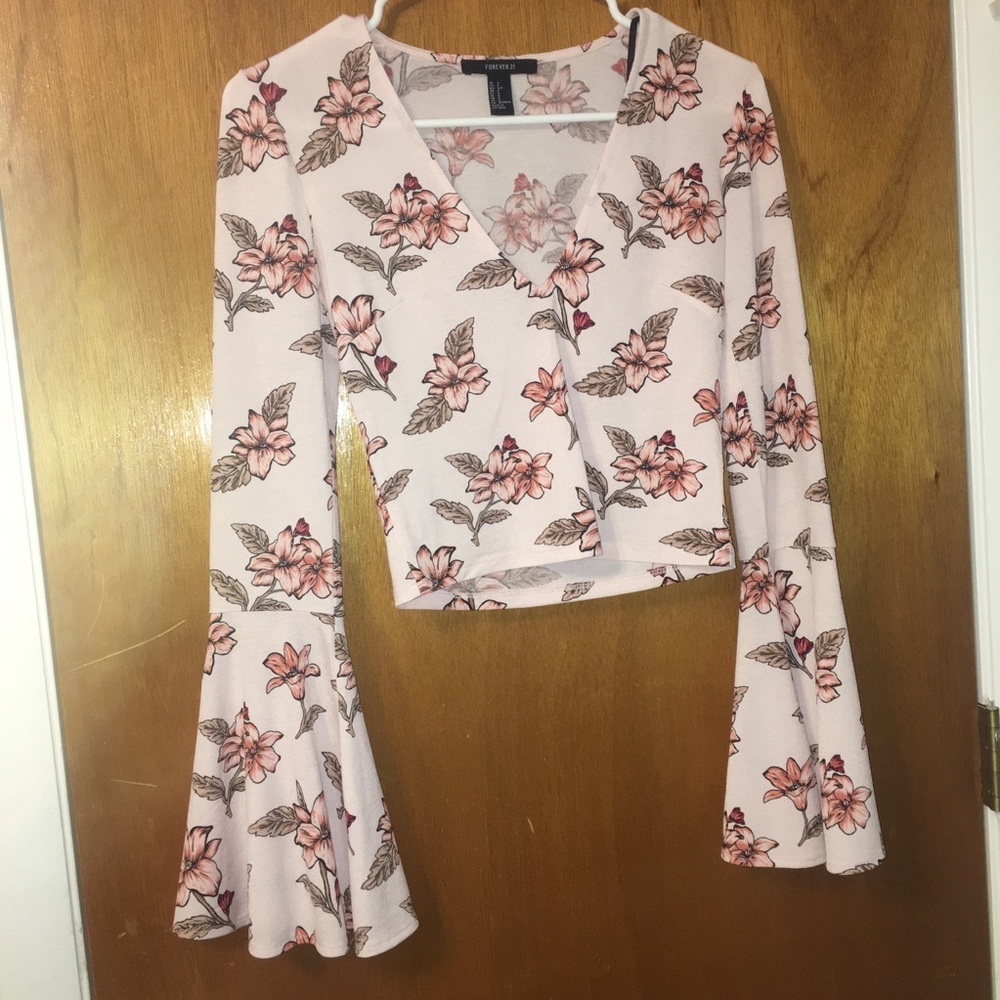 floral crop top